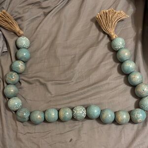 Decorative Beaded Garland with Tassels